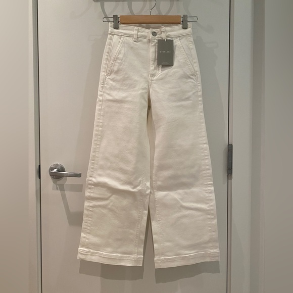 NEW Everlane Wide Leg Crop Pant - Picture 2 of 3